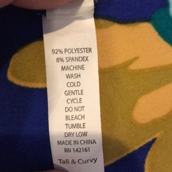 LuLaRoe Tall & Curvy leggings NWT - Picture 4 of 6